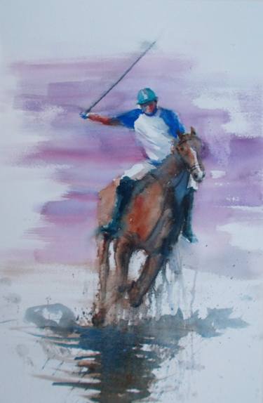 Print of Sport Paintings by Giorgio Gosti