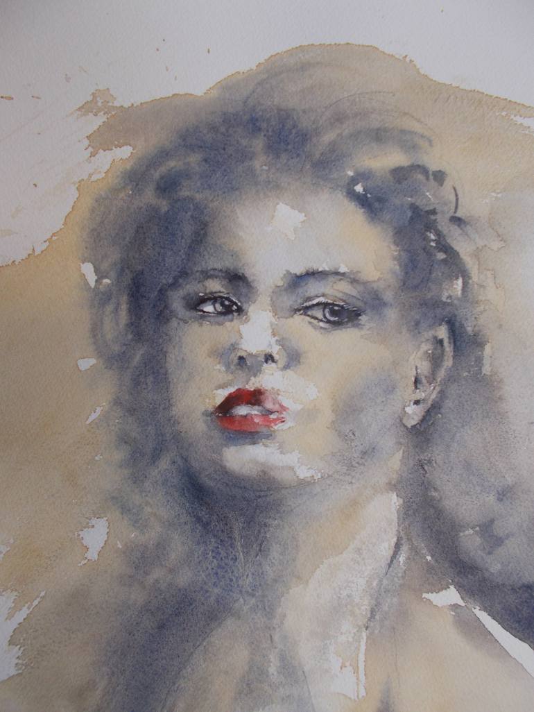 Original Impressionism Portrait Painting by Giorgio Gosti