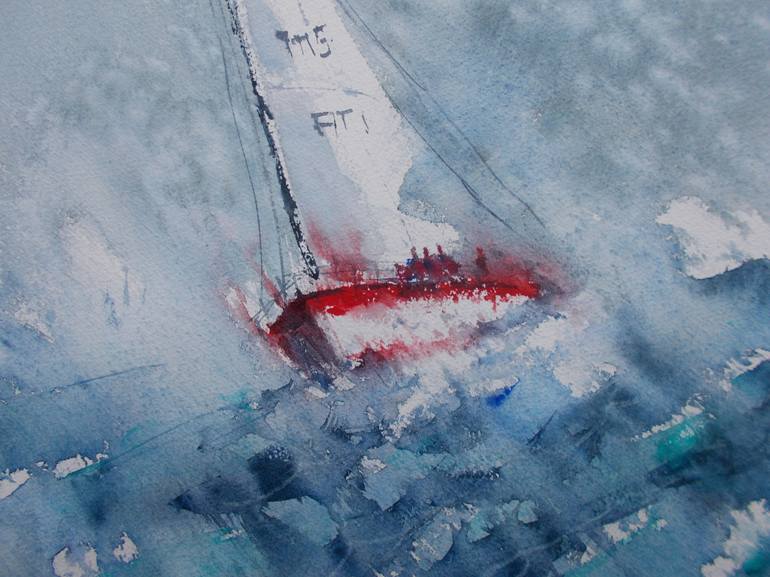 Original Boat Painting by Giorgio Gosti