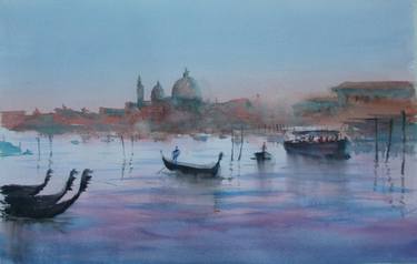 Original Impressionism Cities Paintings by Giorgio Gosti