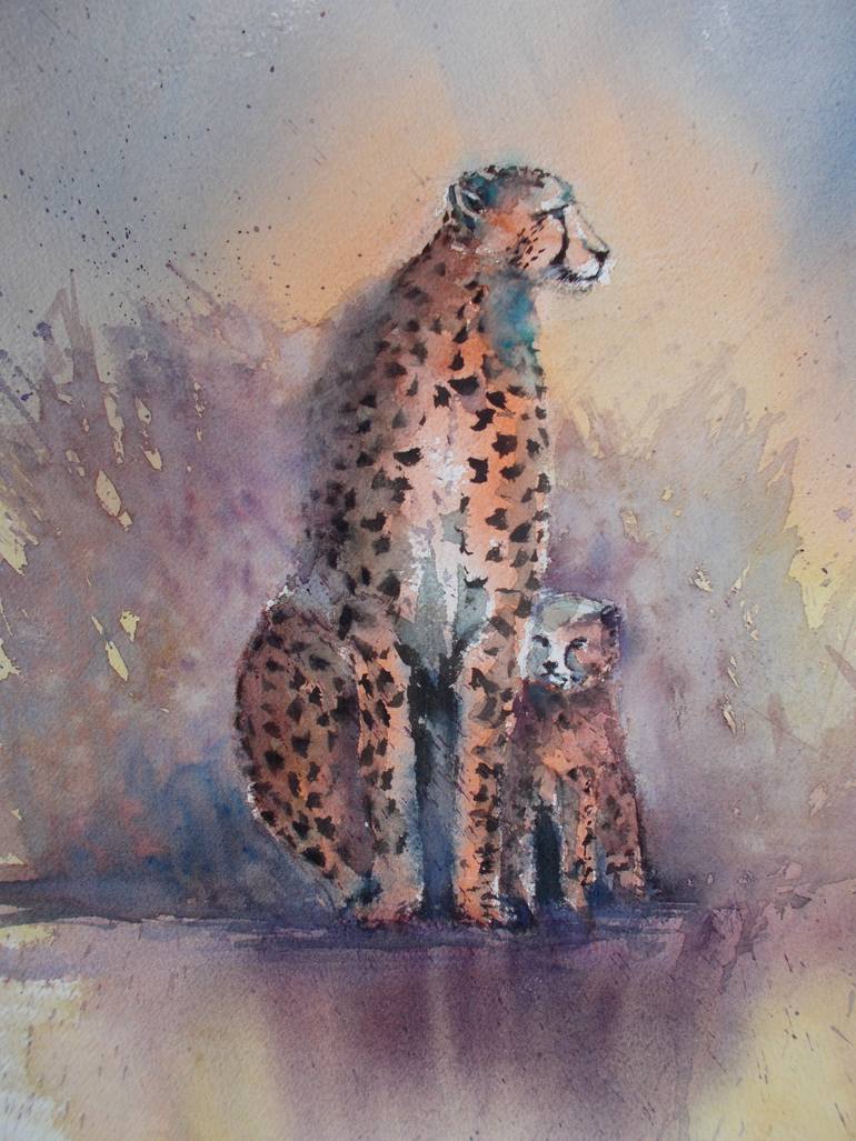 Original Impressionism Animal Painting by Giorgio Gosti