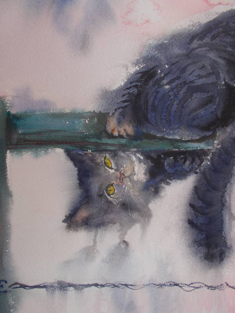 Original Impressionism Animal Painting by Giorgio Gosti