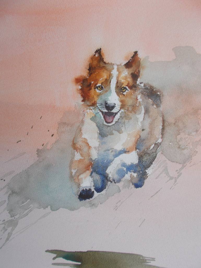 Original Dogs Painting by Giorgio Gosti