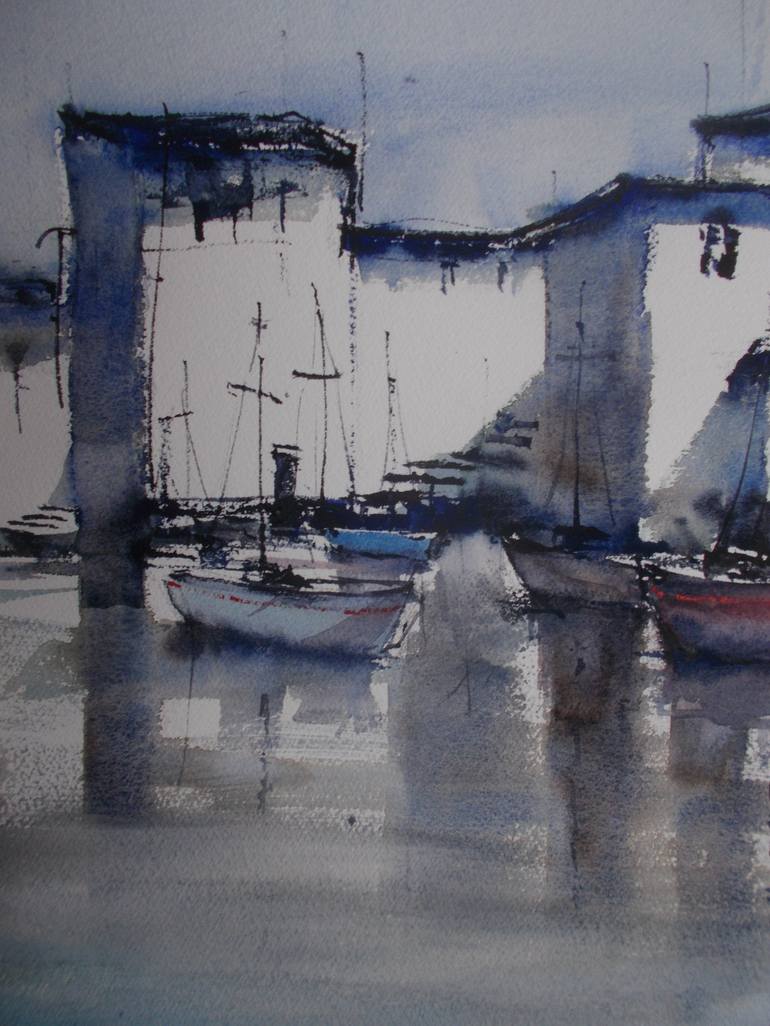 Original Boat Painting by Giorgio Gosti