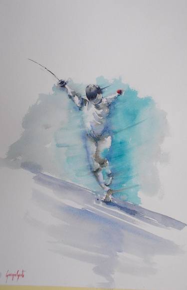 Original Sport Paintings by Giorgio Gosti