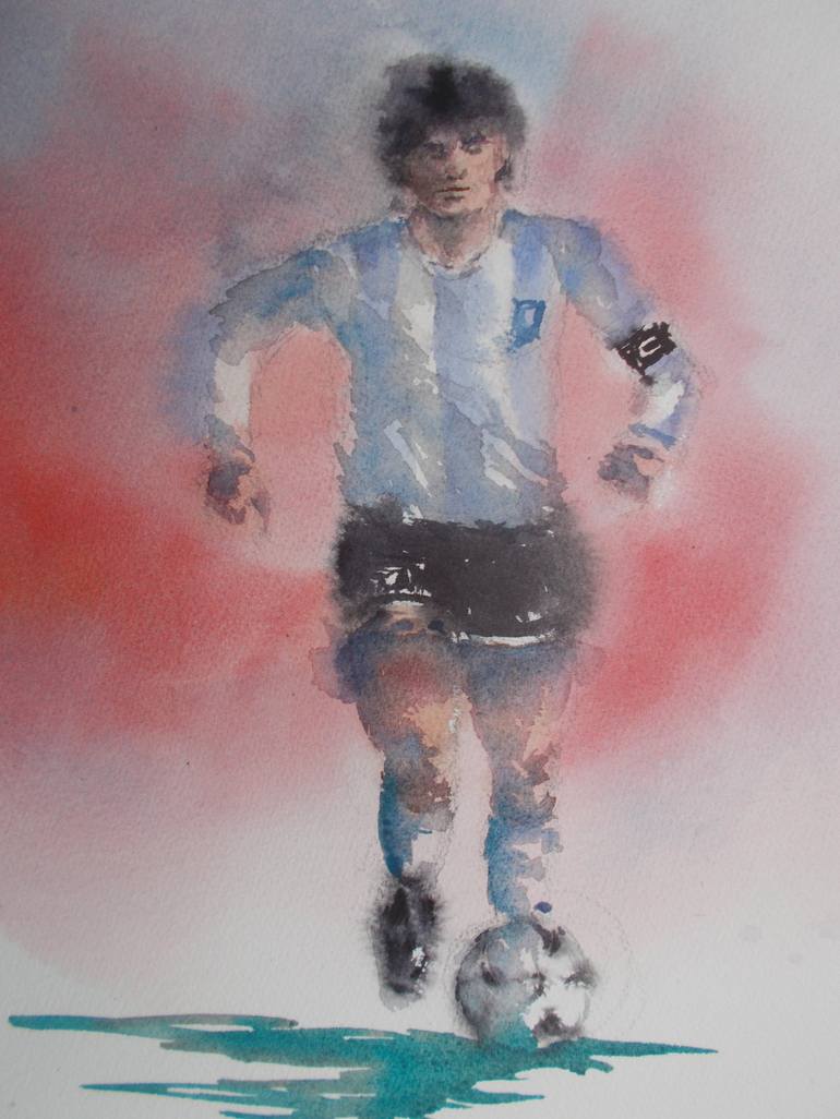 Original Impressionism Sport Painting by Giorgio Gosti