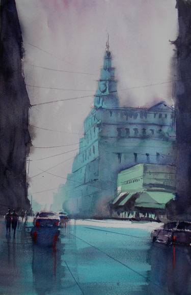 Print of Impressionism Cities Paintings by Giorgio Gosti