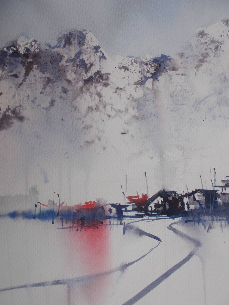 Original Impressionism Landscape Painting by Giorgio Gosti