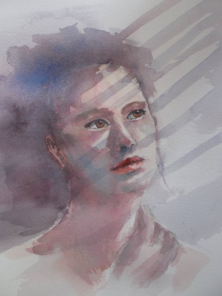 Original Impressionism Portrait Painting by Giorgio Gosti