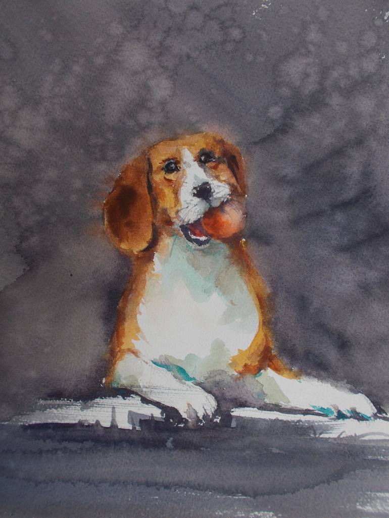 Original Dogs Painting by Giorgio Gosti