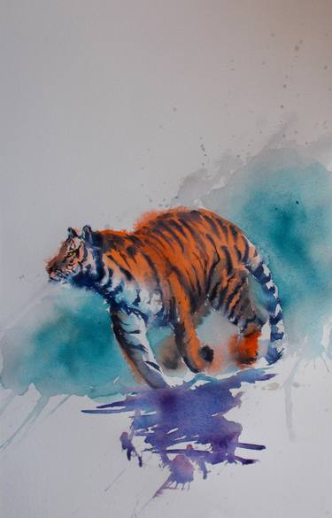 Original Impressionism Animal Paintings by Giorgio Gosti