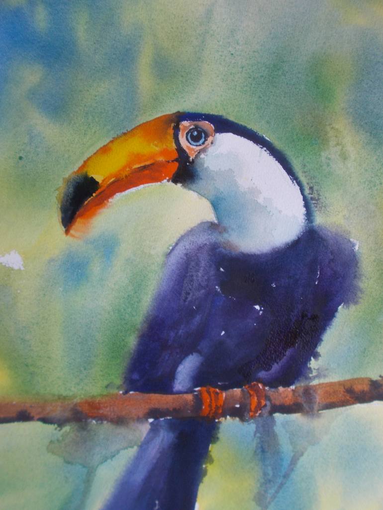 Original Impressionism Animal Painting by Giorgio Gosti