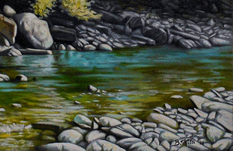Original Contemporary Landscape Painting by Bledi Kita