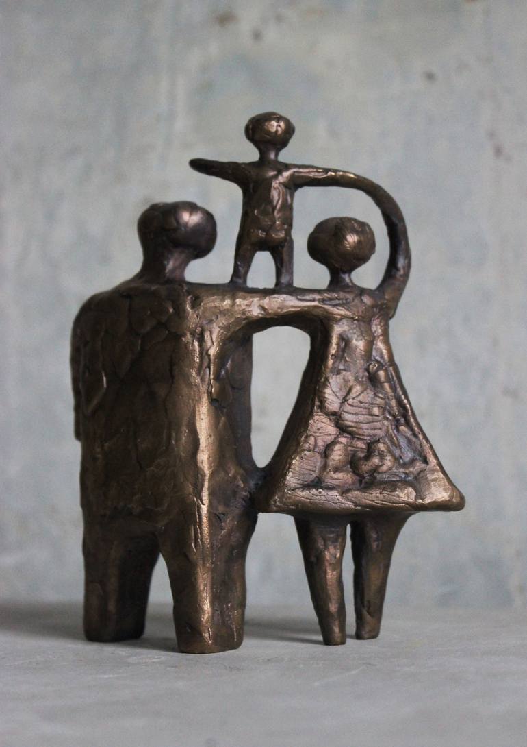 Original People Sculpture by Antonina Fatkhullina