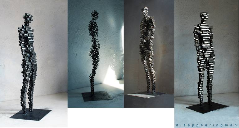 Original Conceptual Men Sculpture by Antonina Fatkhullina