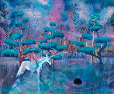 Print of Abstract Horse Paintings by Monika Radzewicz