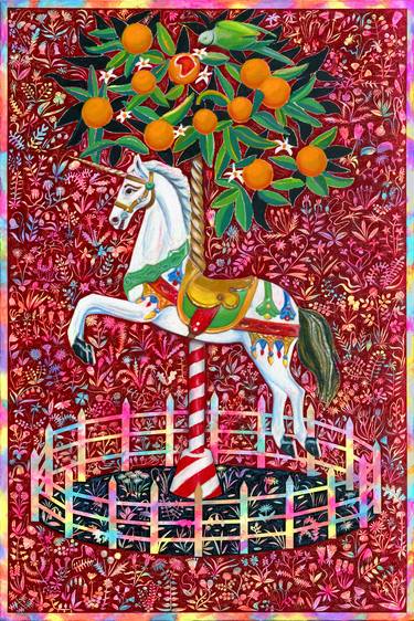 Original Horse Paintings by Monika Radzewicz
