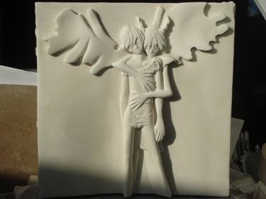Original Love Sculpture by Andyy Olesen