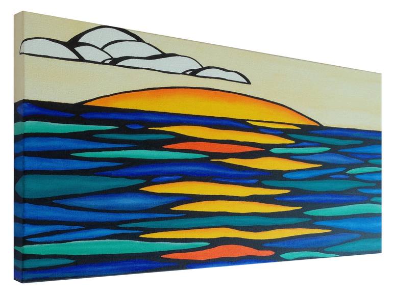 Original Abstract Water Painting by Susie Barrett Art