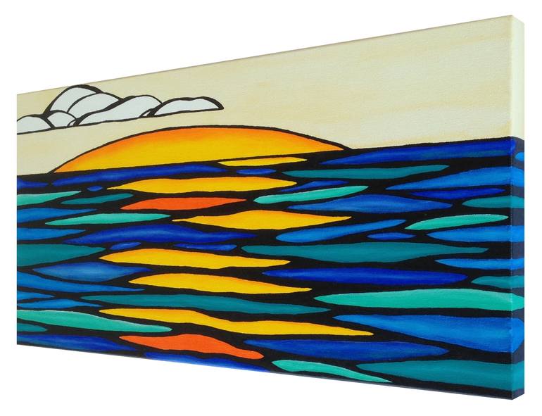 Original Abstract Water Painting by Susie Barrett Art