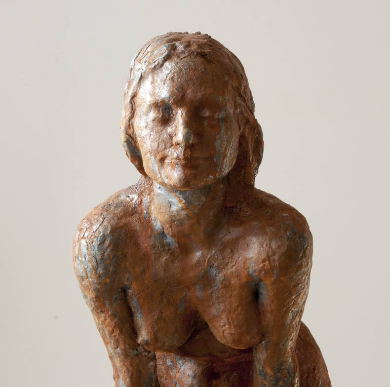 Original Fine Art Nude Sculpture by VOLODYMYR SEMKIV