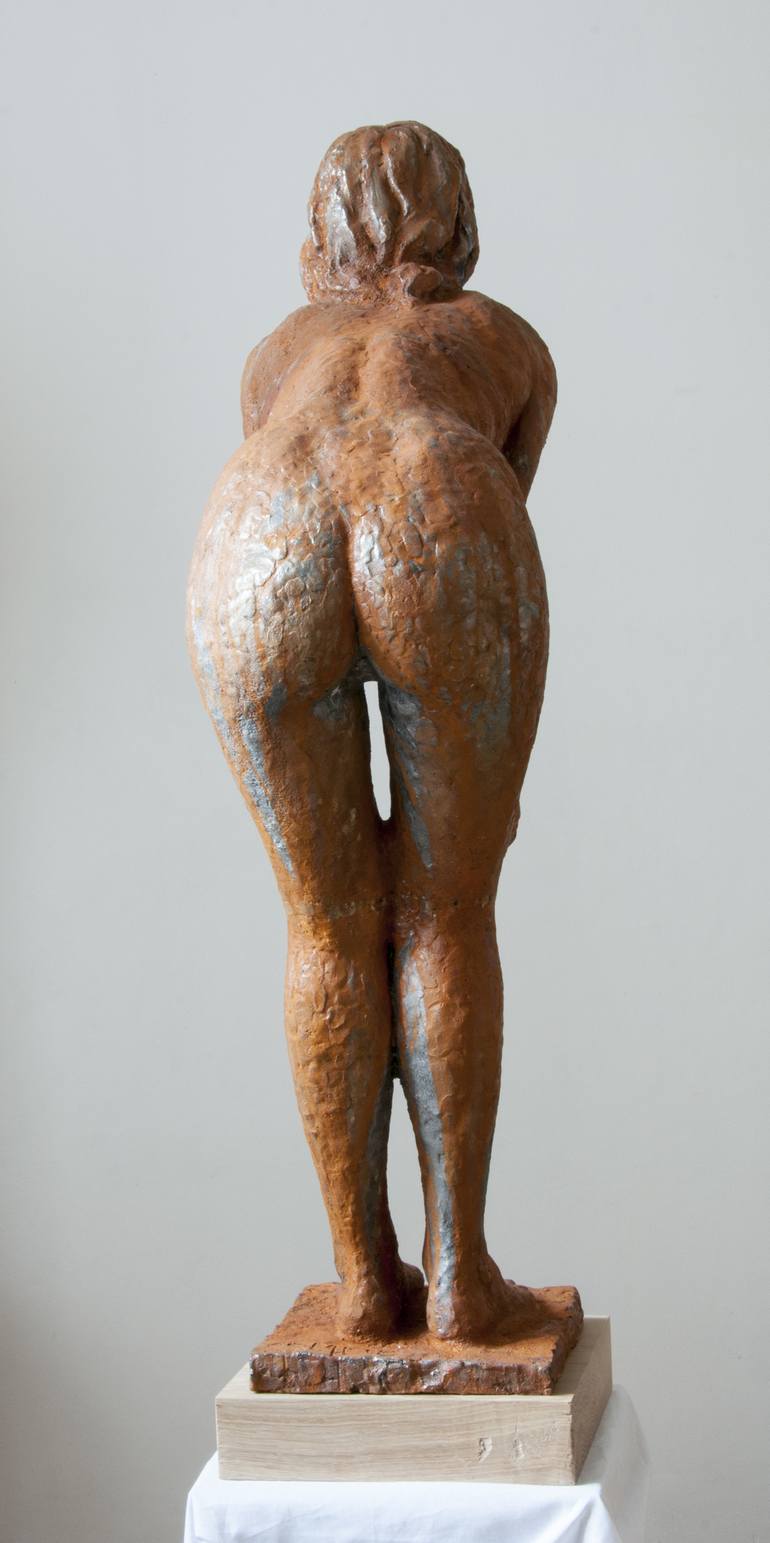 Original Fine Art Nude Sculpture by VOLODYMYR SEMKIV