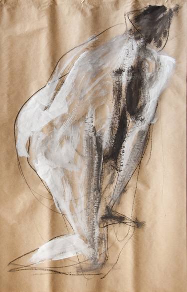 Print of Abstract Body Drawings by VOLODYMYR SEMKIV