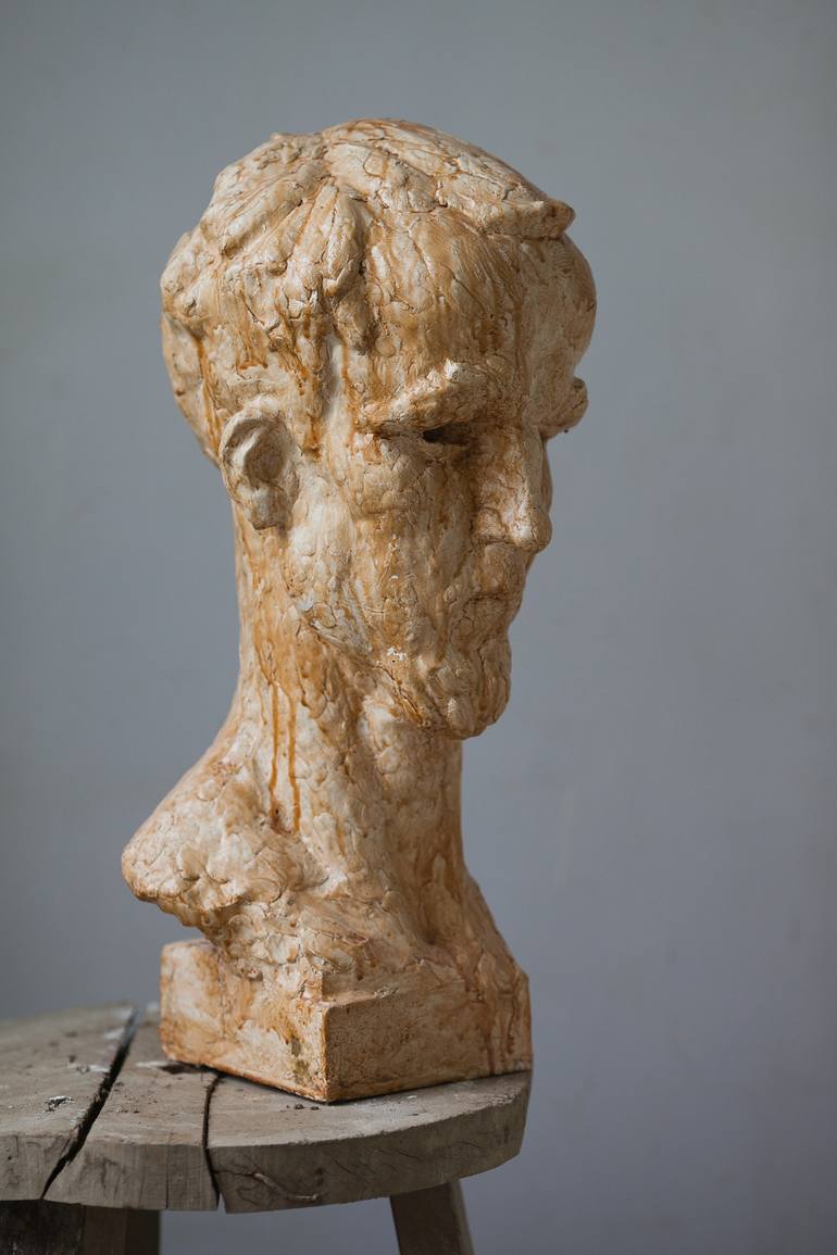 Original Portrait Sculpture by VOLODYMYR SEMKIV