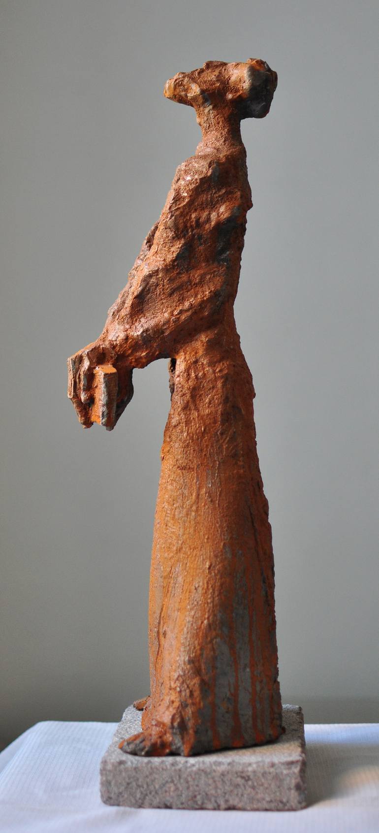 Original Expressionism Men Sculpture by VOLODYMYR SEMKIV