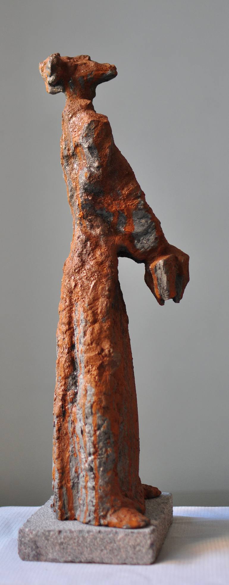 Original Expressionism Men Sculpture by VOLODYMYR SEMKIV