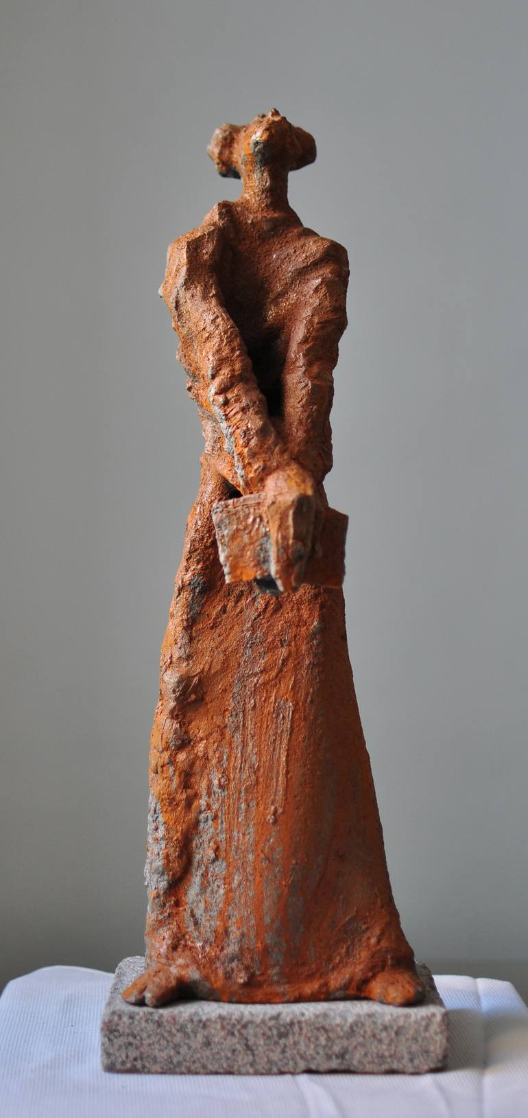 Original Expressionism Men Sculpture by VOLODYMYR SEMKIV