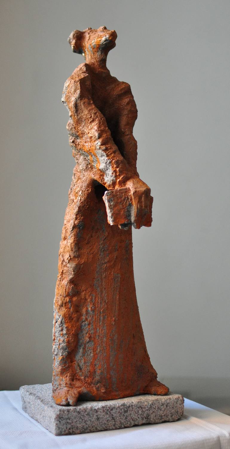 Original Expressionism Men Sculpture by VOLODYMYR SEMKIV