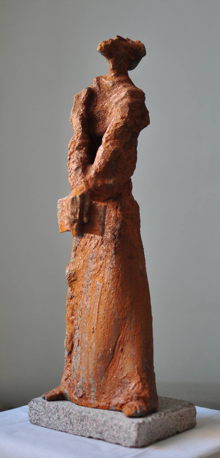 Original Expressionism Men Sculpture by VOLODYMYR SEMKIV