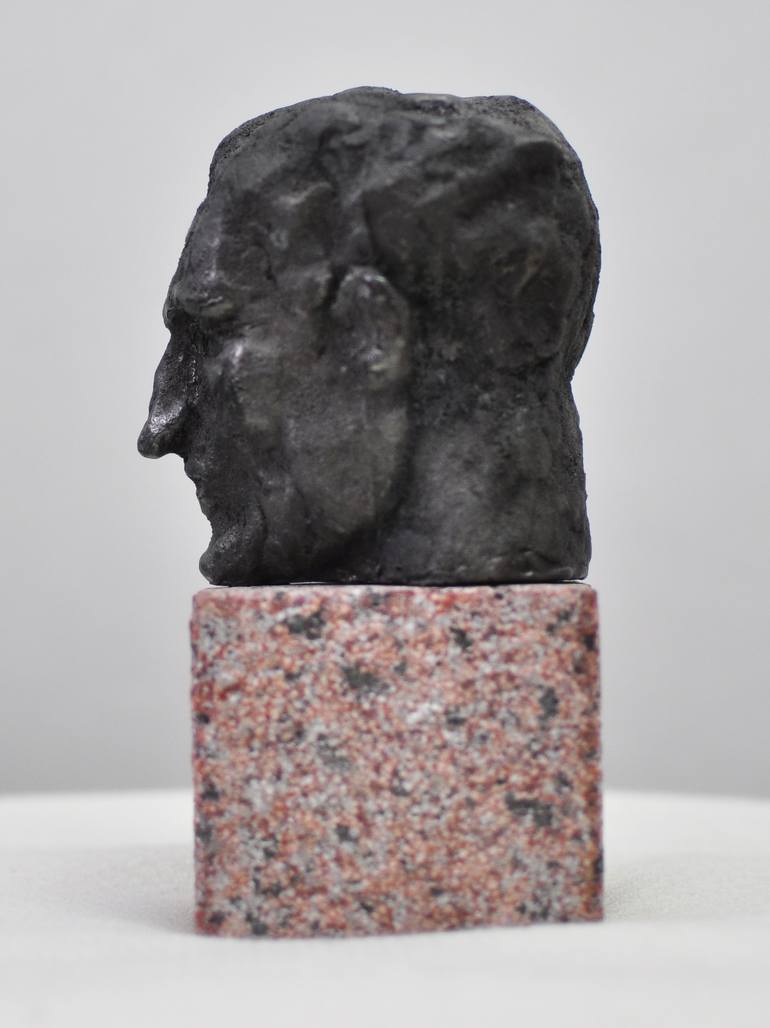 Original Figurative Portrait Sculpture by VOLODYMYR SEMKIV