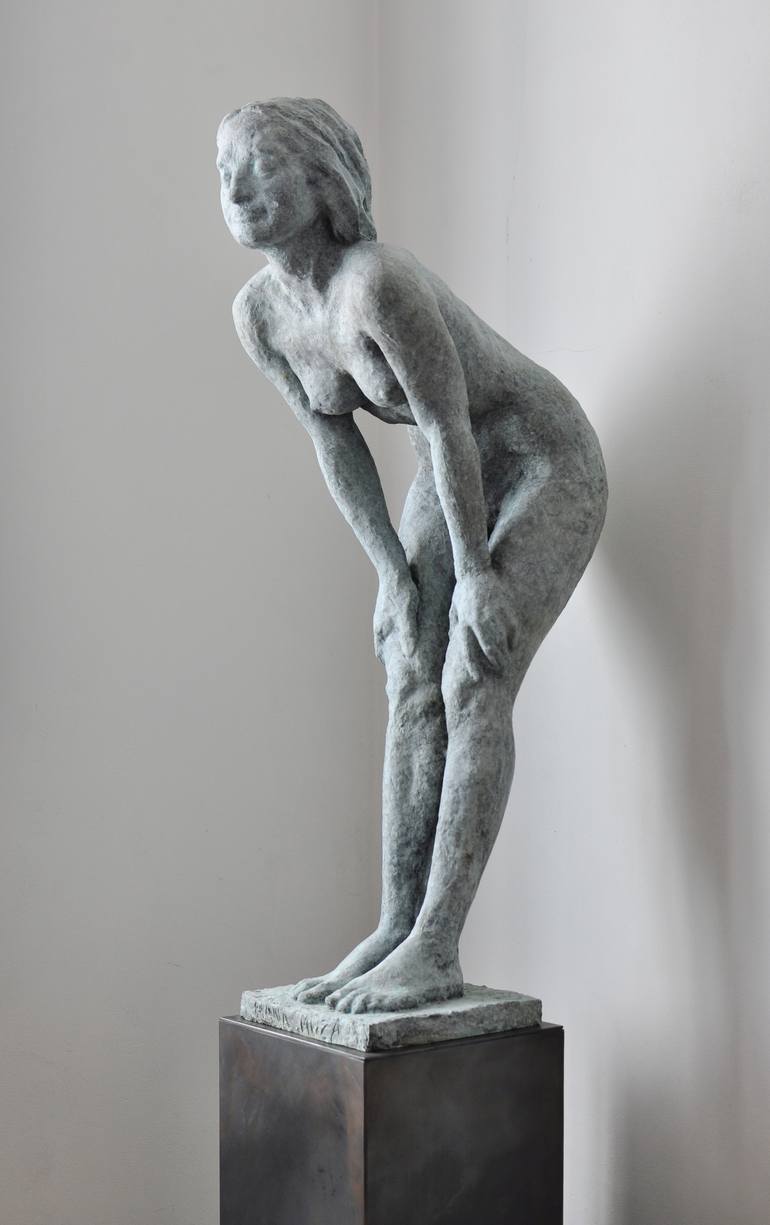 Original Nude Sculpture by VOLODYMYR SEMKIV