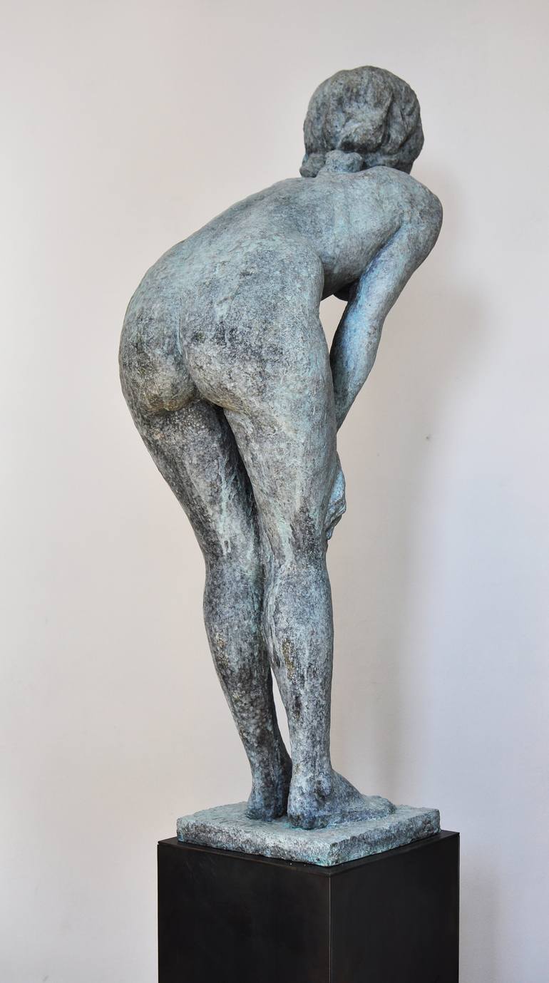 Original Figurative Nude Sculpture by Volodymyr Semkiv