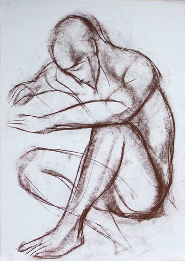 Print of Figurative Men Drawings by VOLODYMYR SEMKIV