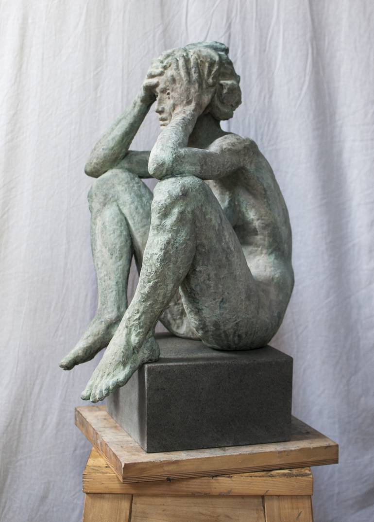 Original Nude Sculpture by VOLODYMYR SEMKIV