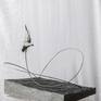 The work that started with a piece of wax in Gdansk, Poland in 2012. Is about flying. 
Banal flight. 
Life. 
Nothing more.

Patinated bronze, copperplated steel, granite.
2020
The size of a granite base: 36 * 52 cm