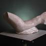It is one of my early works.
Abstraction of the female body, inspired by Archipenko.
pink marble. 2010