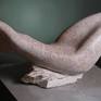It is one of my early works.
Abstraction of the female body, inspired by Archipenko.
pink marble. 2010