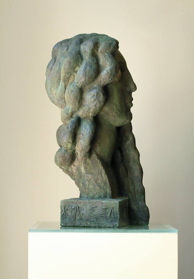 Original Art Deco Women Sculpture by VOLODYMYR SEMKIV