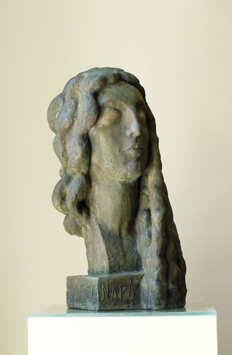 Original Art Deco Women Sculpture by VOLODYMYR SEMKIV