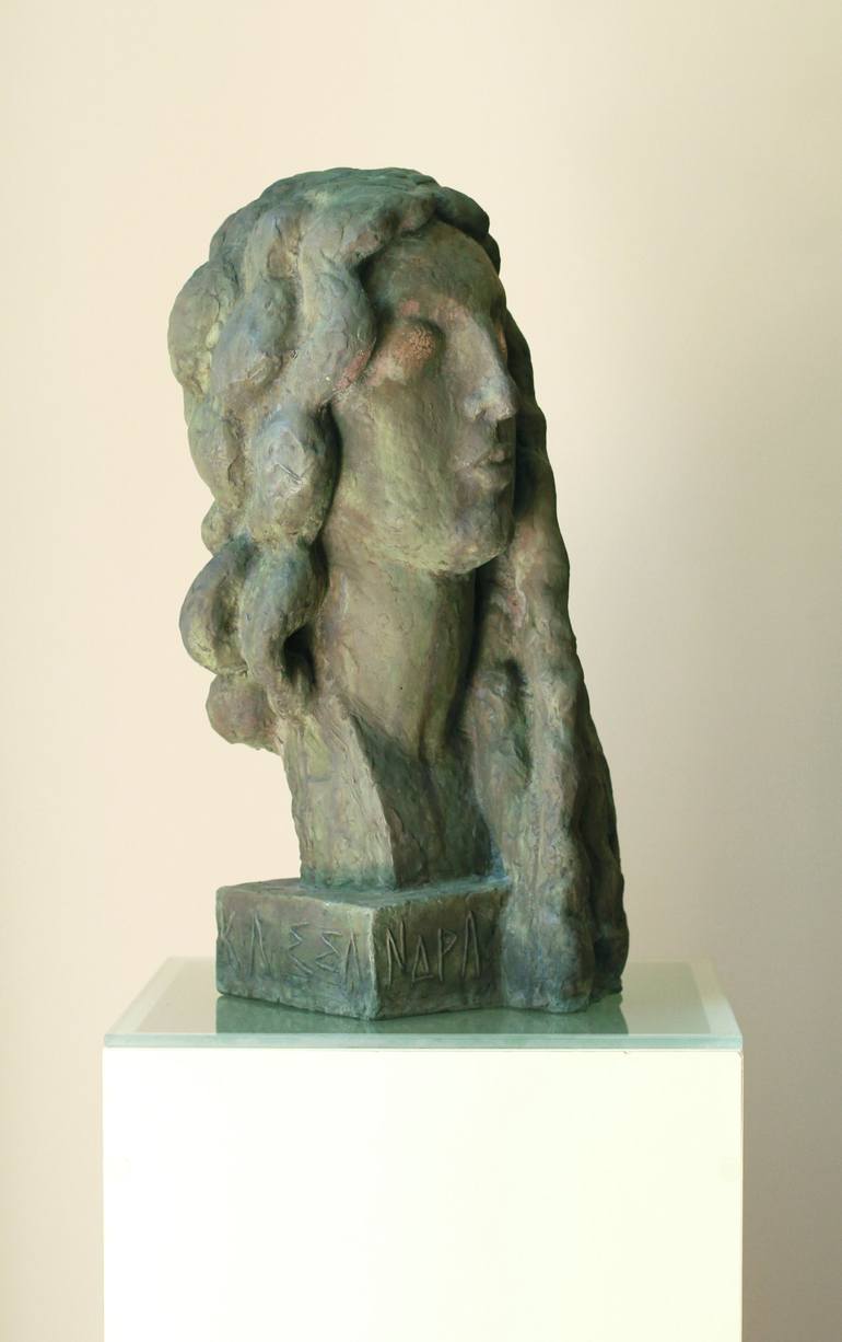 Original Art Deco Women Sculpture by VOLODYMYR SEMKIV