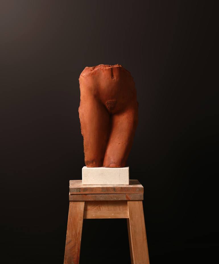 Original Figurative Nude Sculpture by Volodymyr Semkiv