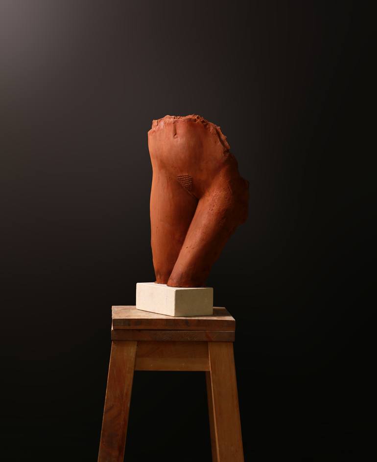 Original Figurative Nude Sculpture by Volodymyr Semkiv