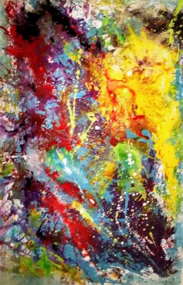 Original Abstract Expressionism Abstract Paintings by Kalli Matzora