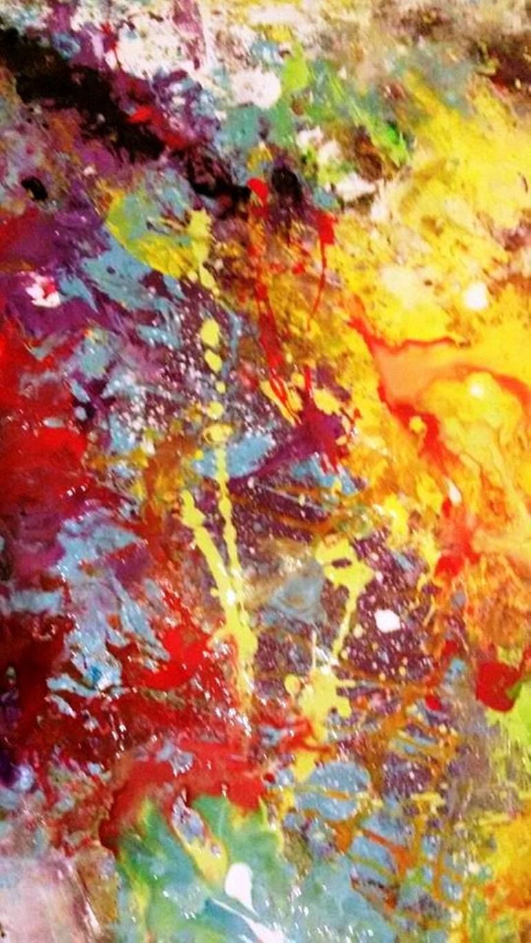 Original Abstract Expressionism Abstract Painting by Kalli Matzora