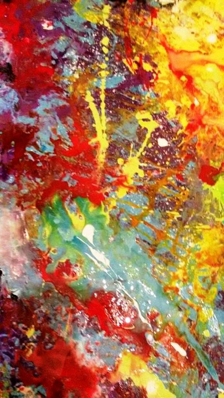 Original Abstract Expressionism Abstract Painting by Kalli Matzora