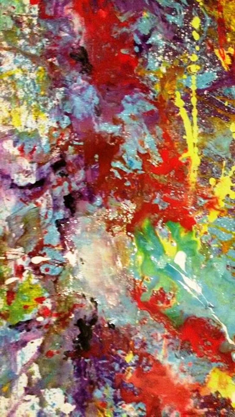 Original Abstract Expressionism Abstract Painting by Kalli Matzora